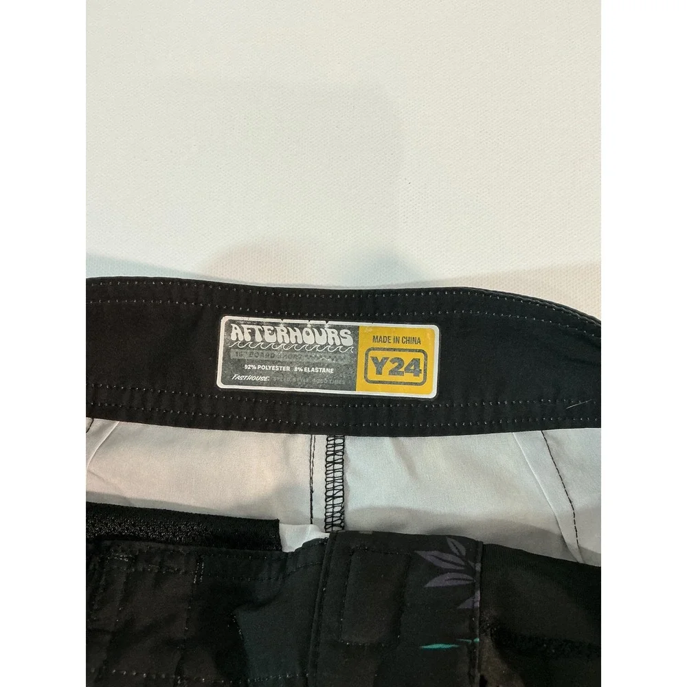 Fasthouse Youth After Hours Tribe Boardshorts Black Size 24 (7/8)